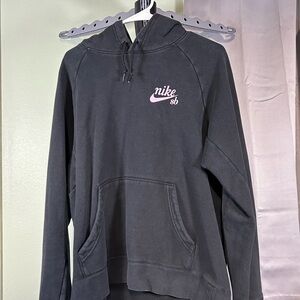Nike SB Black Hoodie with donut logo